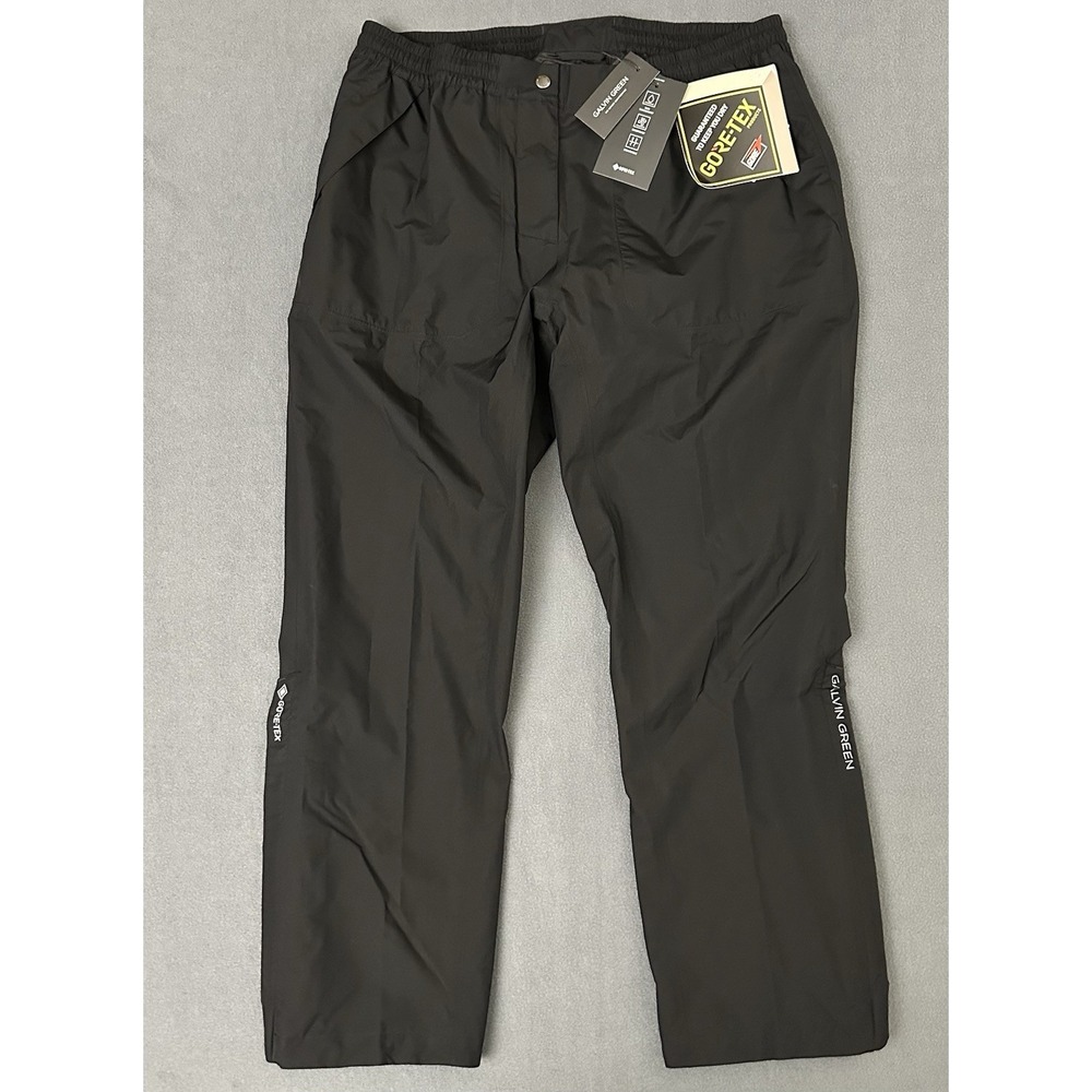 Galvin Green Anna Gore Tex Waterproof Golf Pants Navy Black Size XL Short Womens